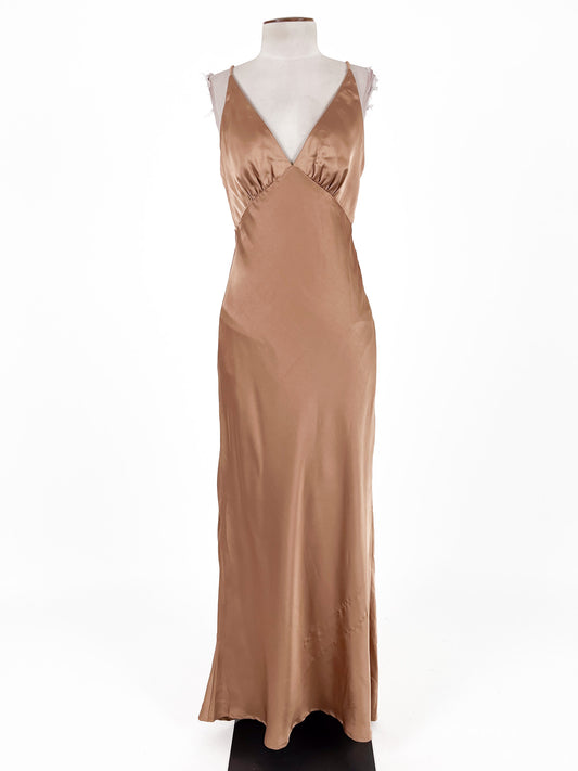 billy j | Beige Cocktail/Formal Dress | Size 10