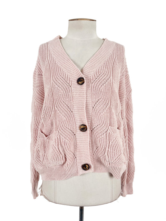 Emerge | Pink Casual/Workwear Cardigan | Size S