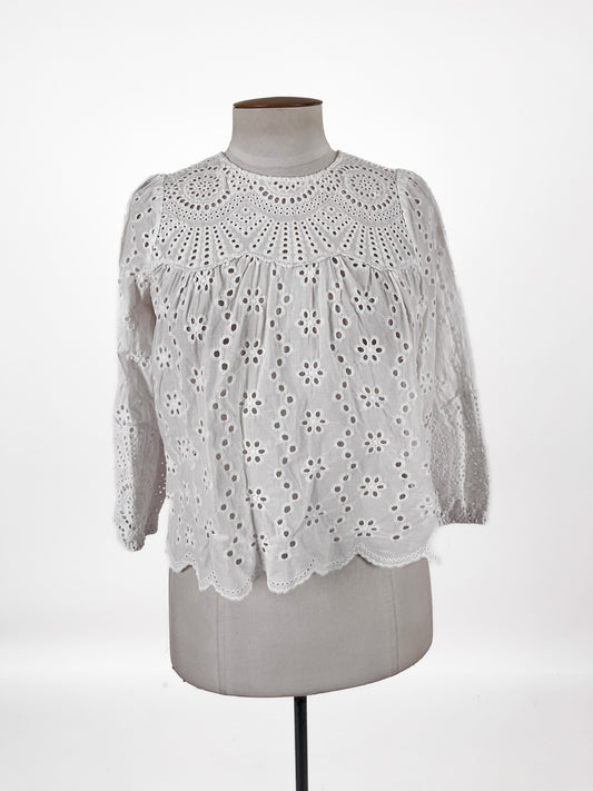 Decjuba | White Casual Top | Size 8