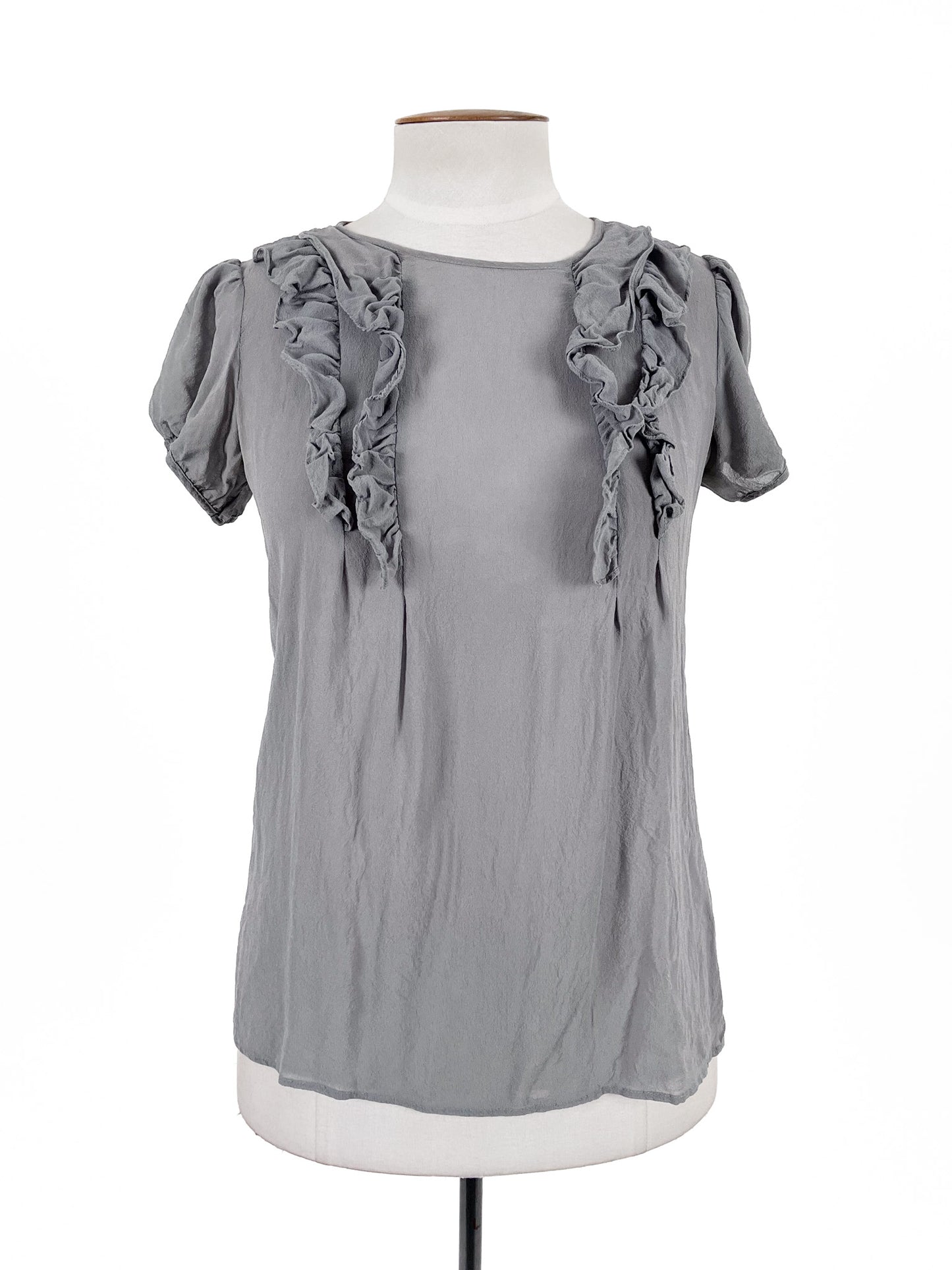 Helen Cherry | Grey Casual/Workwear Top | Size M