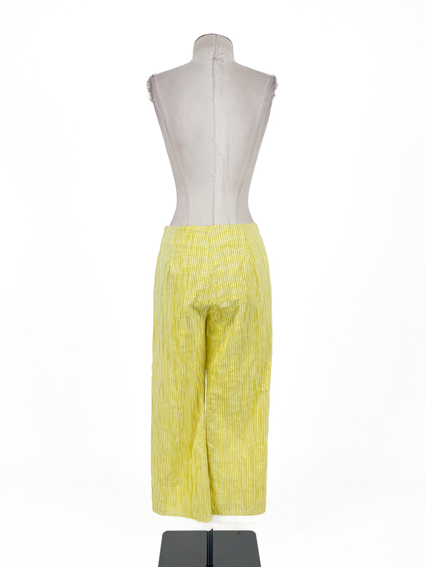 Stefania Vaidani | Yellow Straight fit Pants | Size S