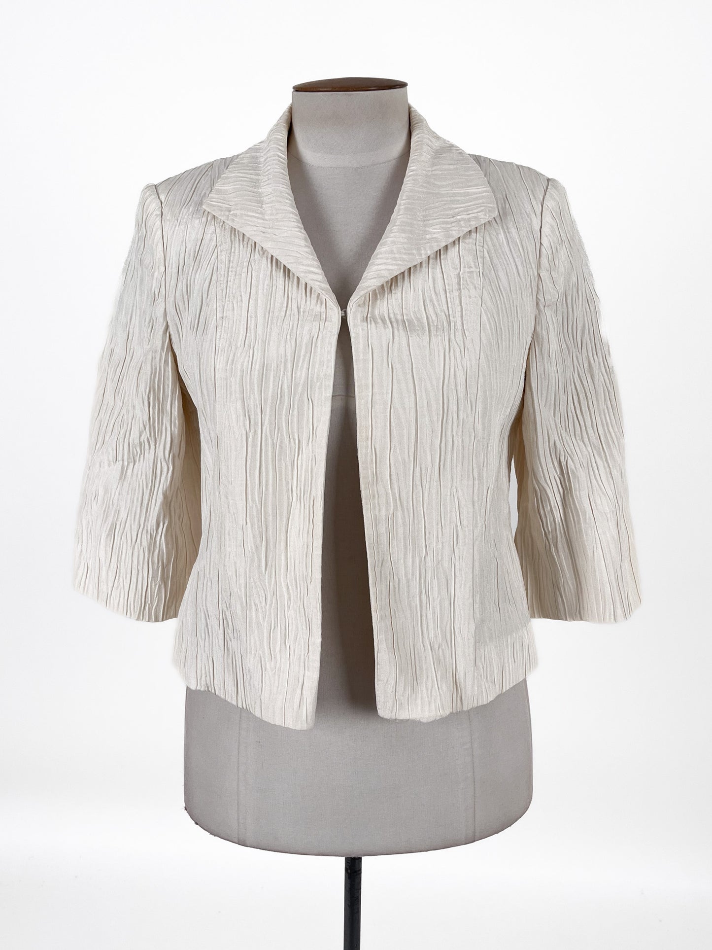 Minuet | White Formal Jacket | Size 12