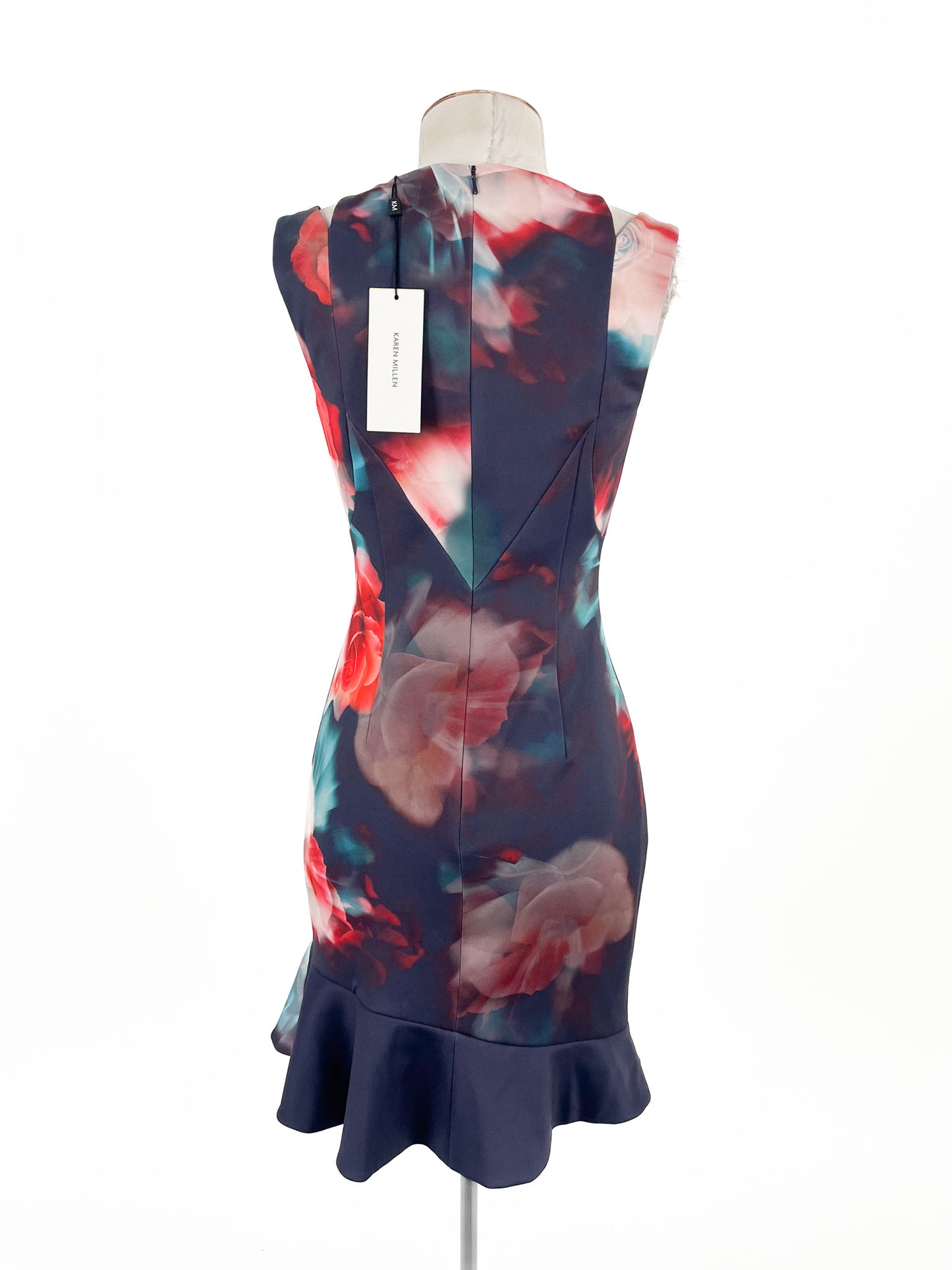 Karen Millen | Multicoloured Cocktail Dress | Size 8