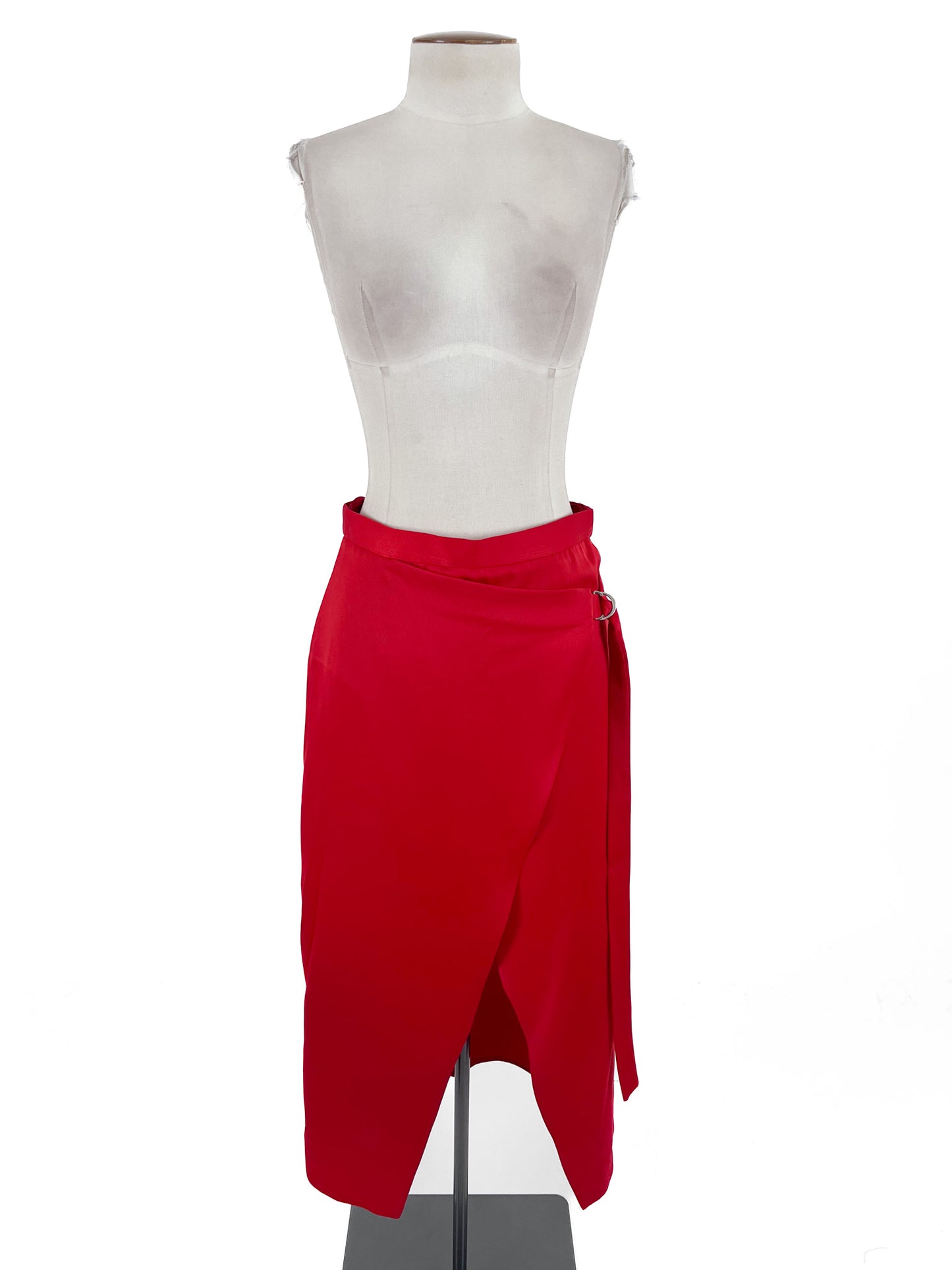 River Island | Red Workwear Skirt | Size 8