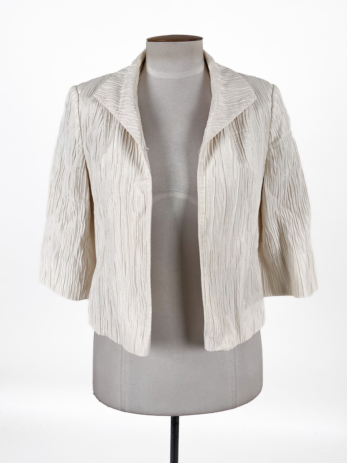 Minuet | White Formal Jacket | Size 12