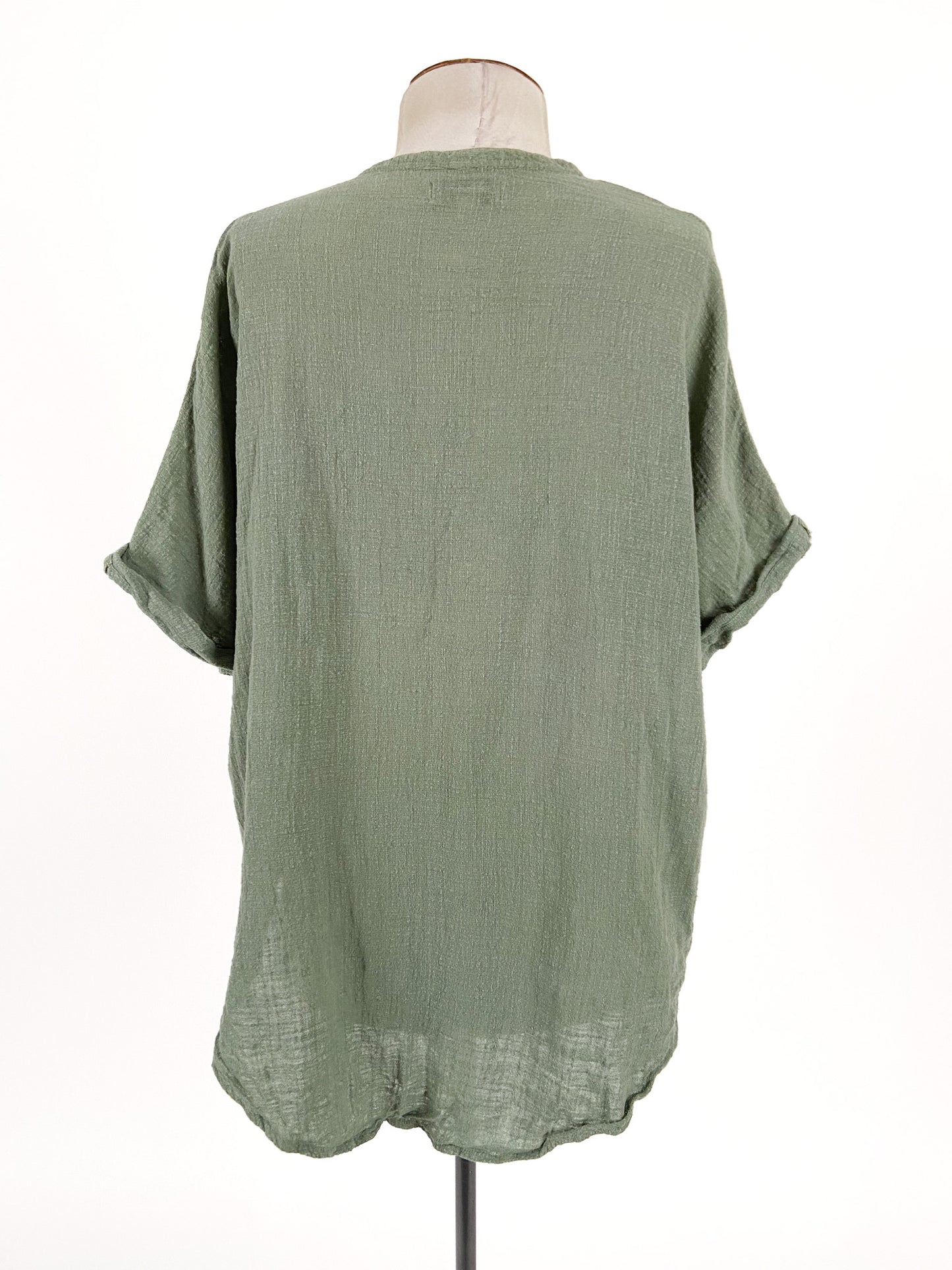 Rowie | Green Casual Top | Size XS