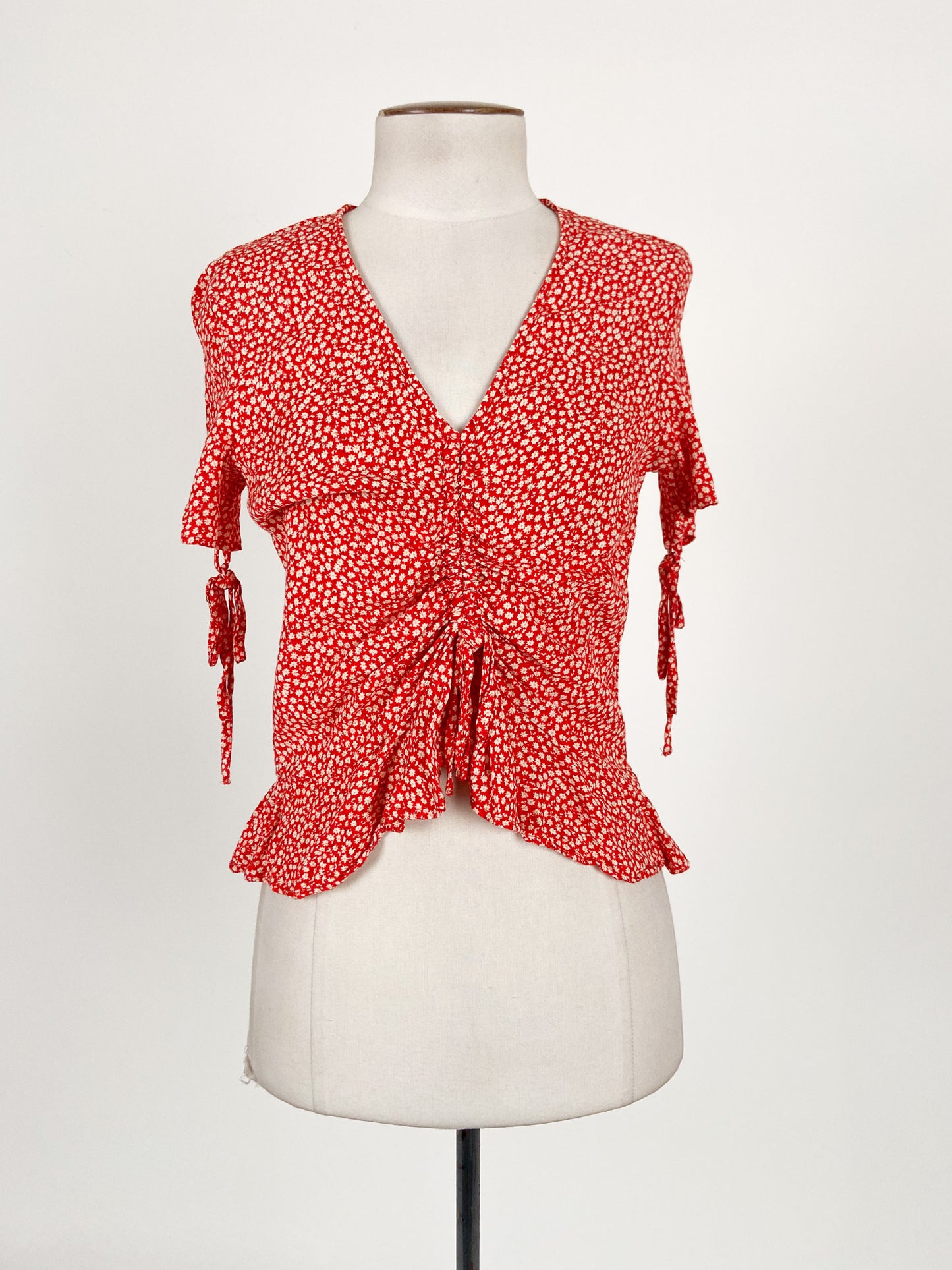 H&M | Red Casual Top | Size 6