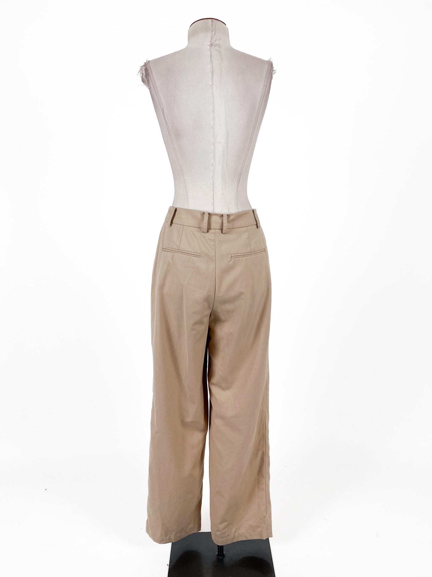 Friend of Audrey | Beige Wide leg Pants | Size 8