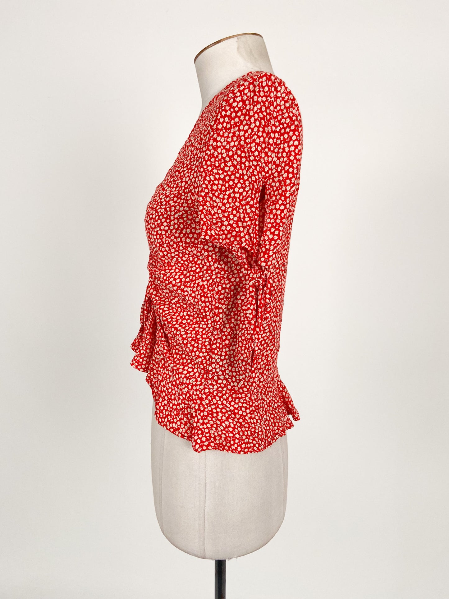 H&M | Red Casual Top | Size 6