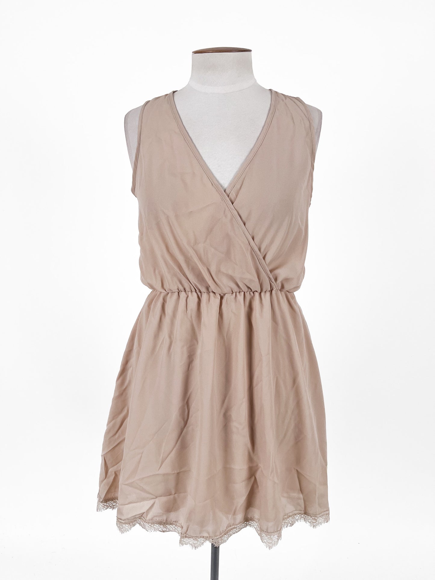 Paper Doll | Beige Casual/Cocktail Dress | Size L