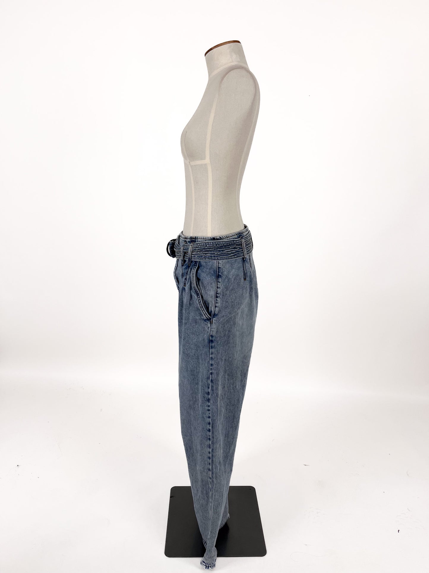 Max | Blue High waisted Wide leg Pants | Size 10