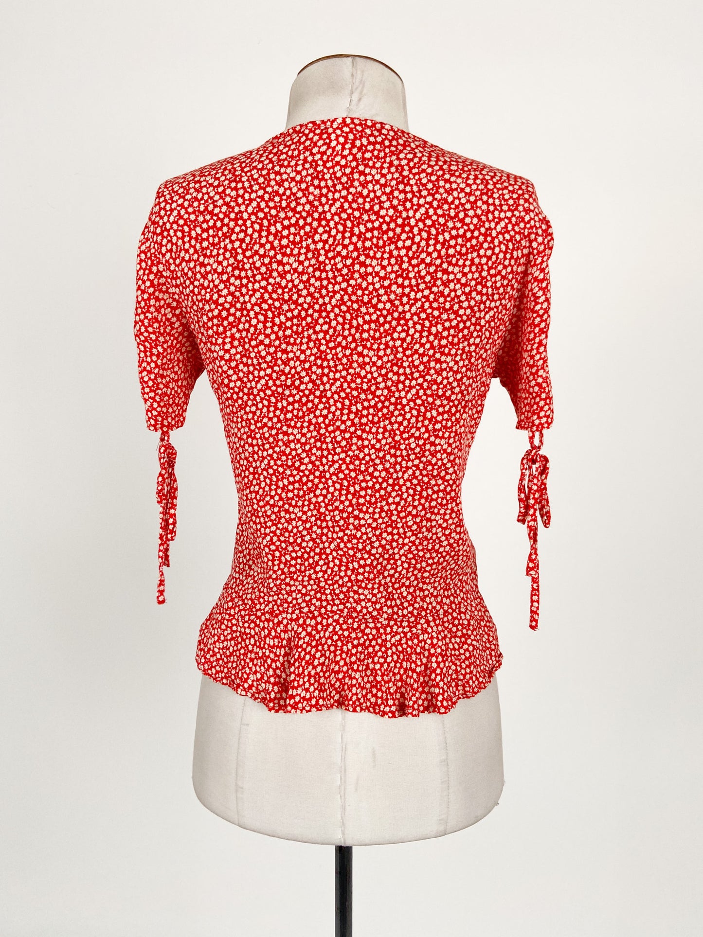 H&M | Red Casual Top | Size 6