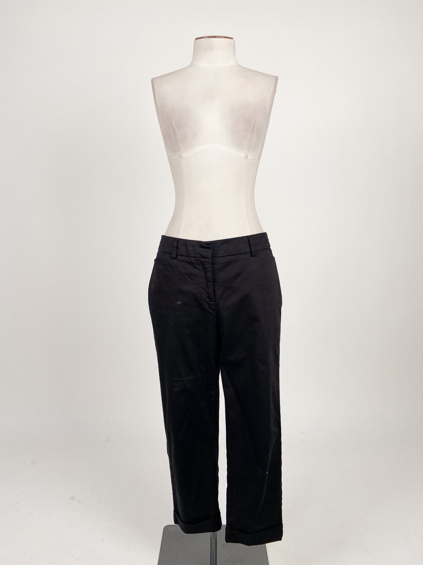 Jacqui.E | Black Straight fit Pants | Size 8