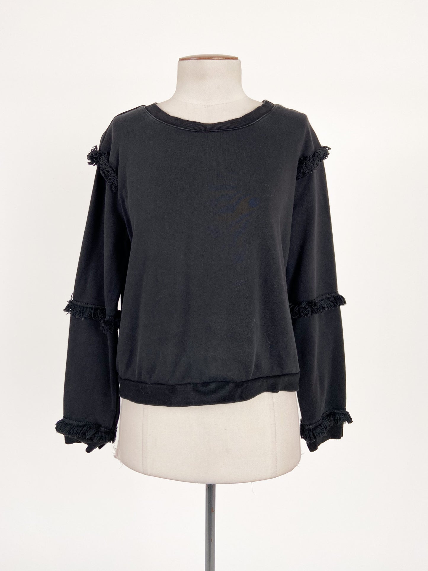 Pia | Black Casual Jumper | Size XS