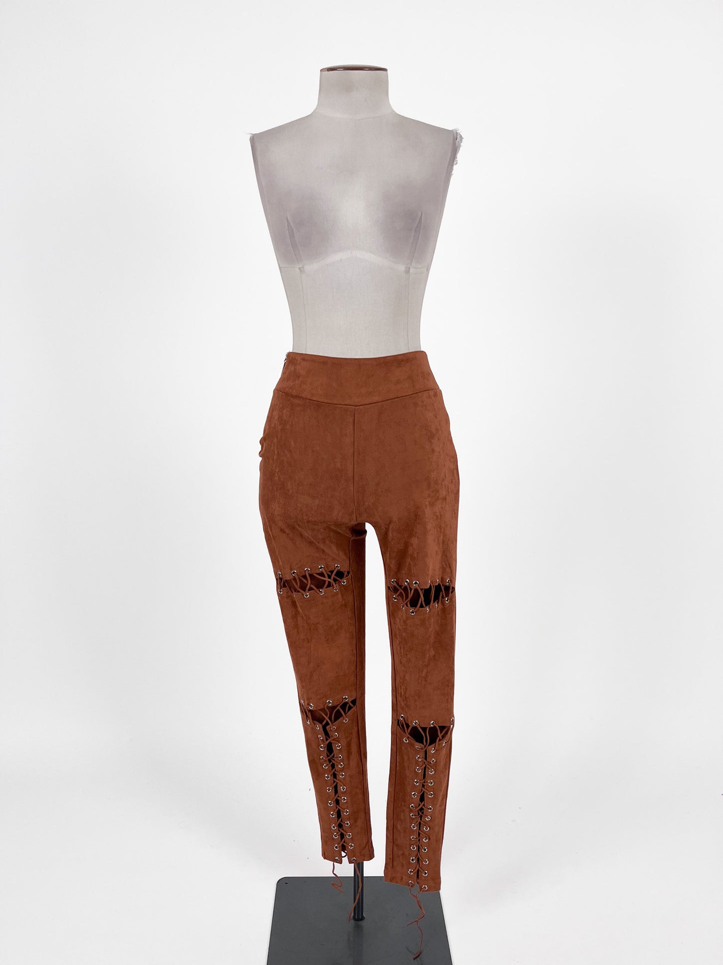 Runaway the Label | Brown Stretchy Pants | Size XS