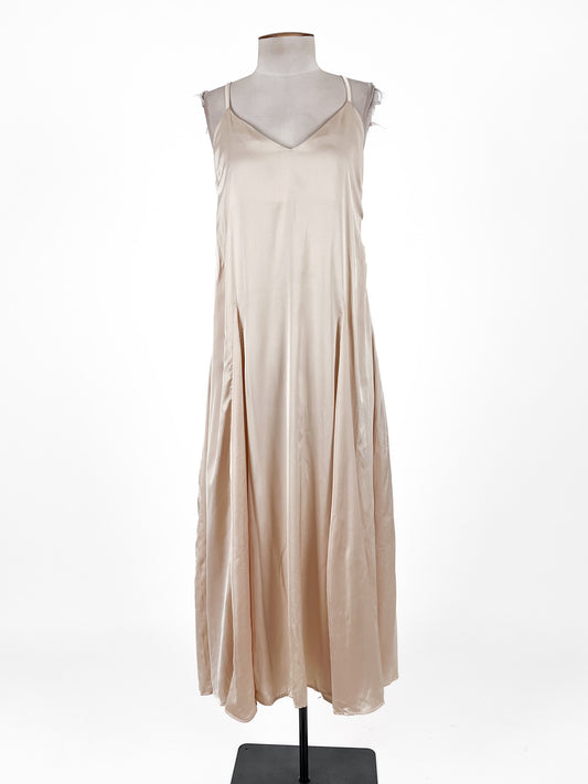 Zara | Beige Cocktail/Formal Dress | Size M