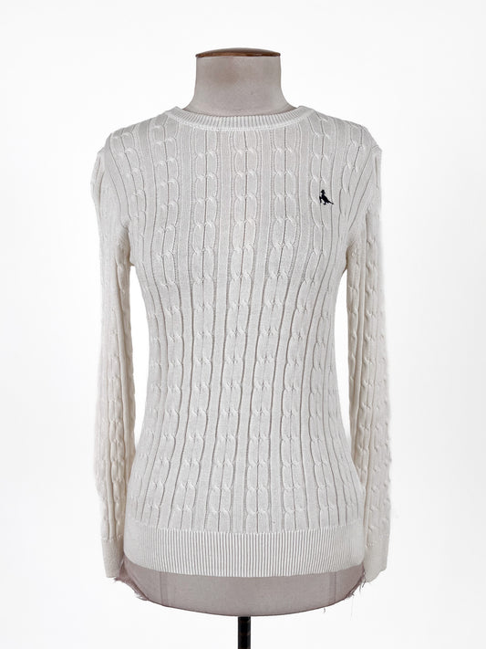 Jack Wills | White Casual Jumper | Size 8