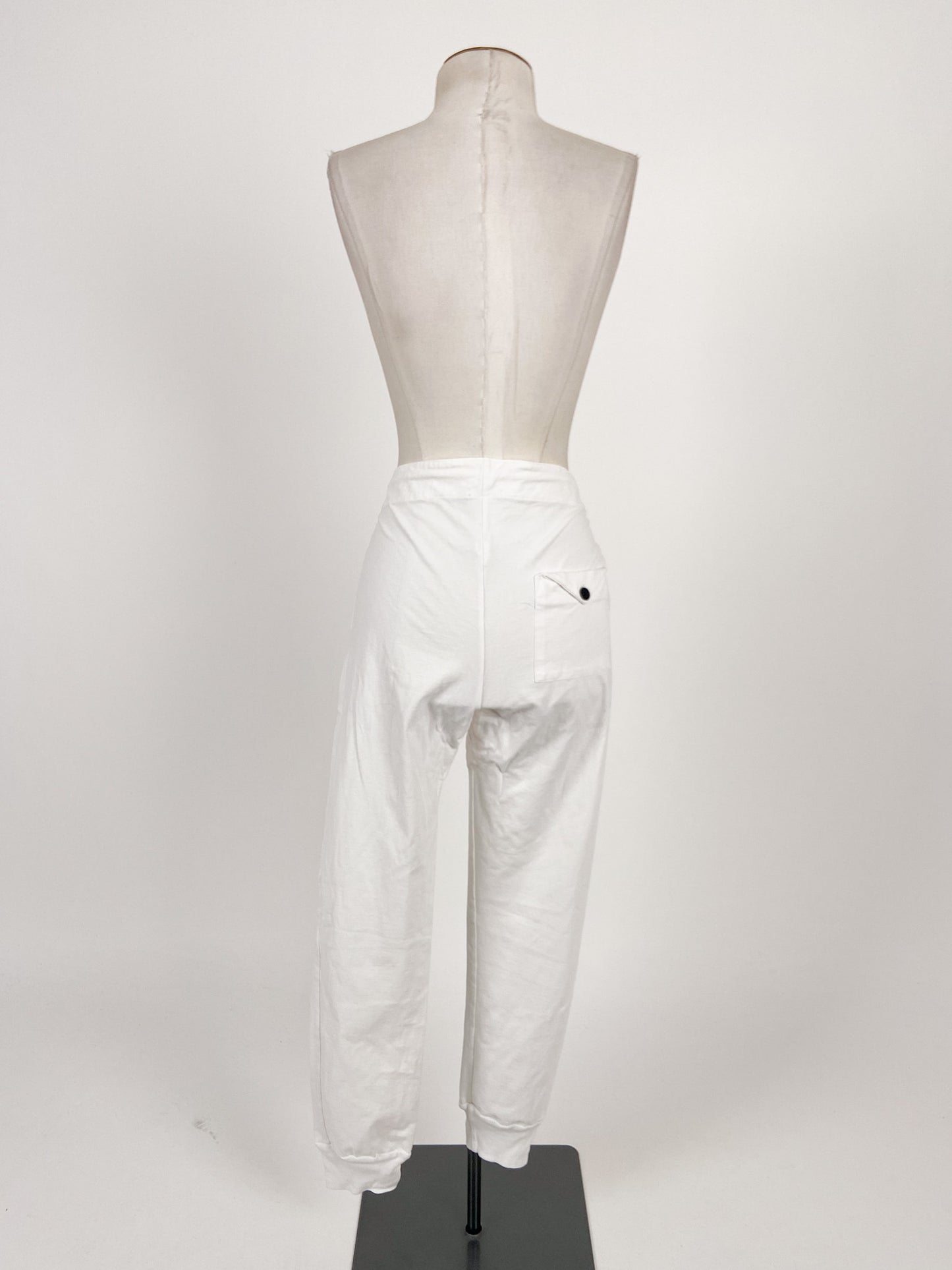 Bassike | White Maternity Pants | Size L