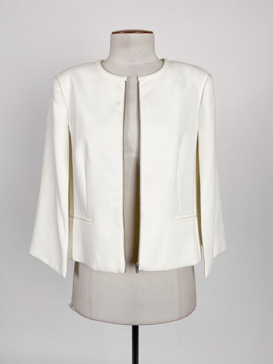 Saba | White Workwear Coat | Size 10