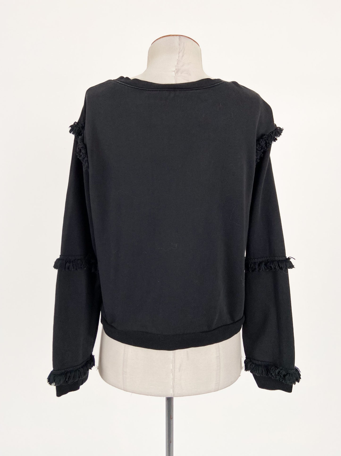 Pia | Black Casual Jumper | Size XS