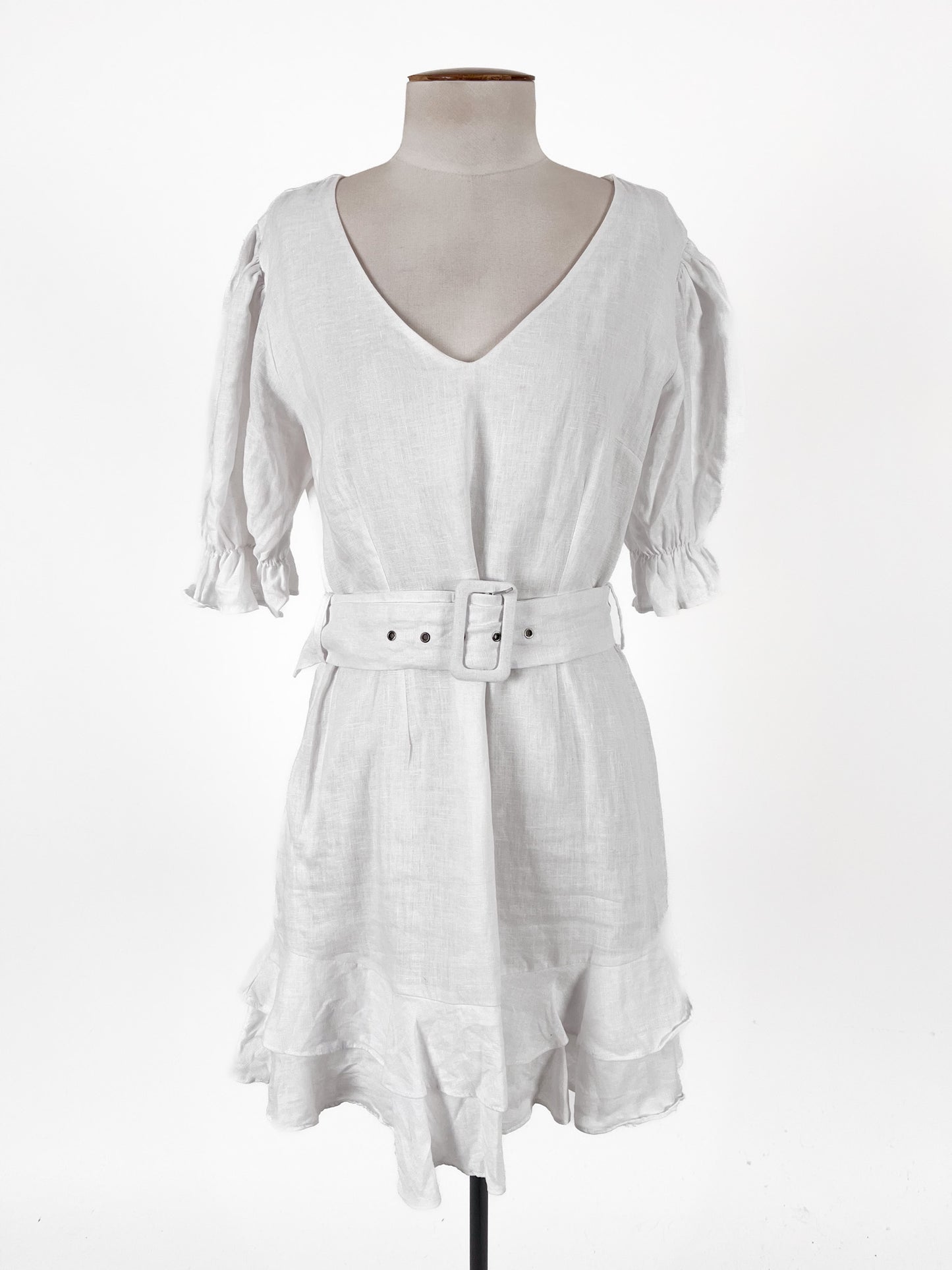 Seeking Lola | White Casual Dress | Size 8