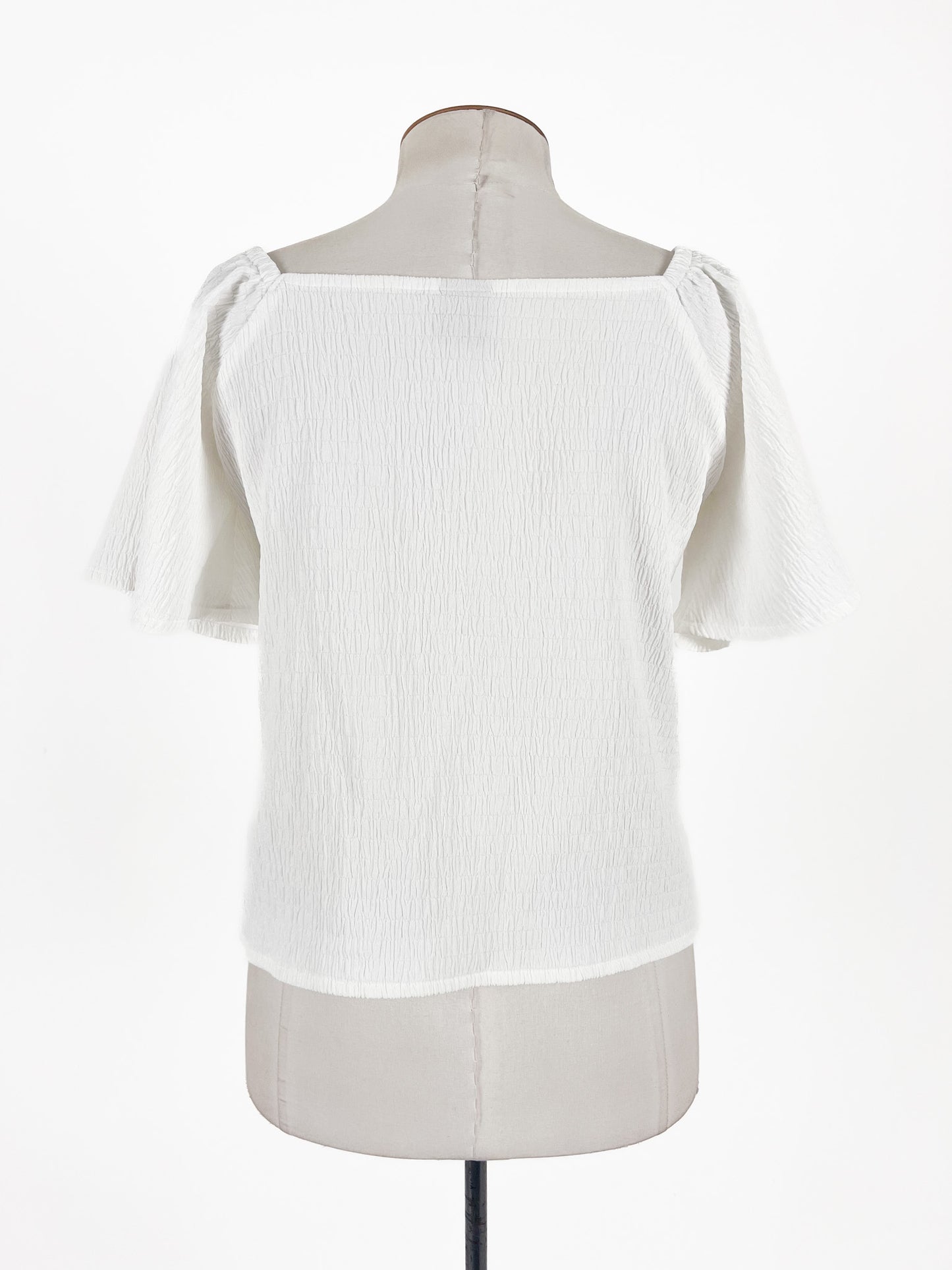 KILT | White Casual Top | Size 10