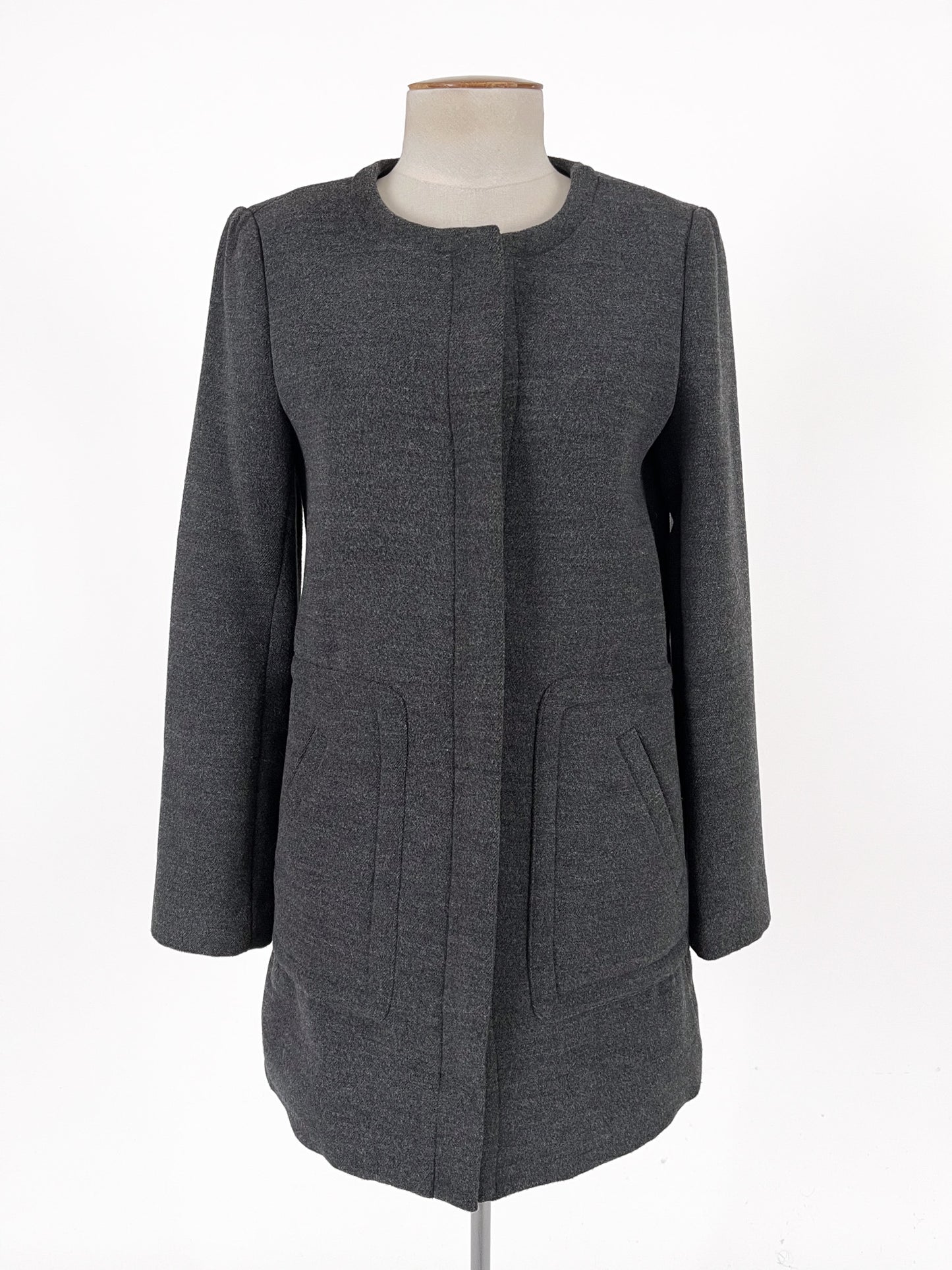 Jacqui.E | Grey Casual/Workwear Coat | Size 6