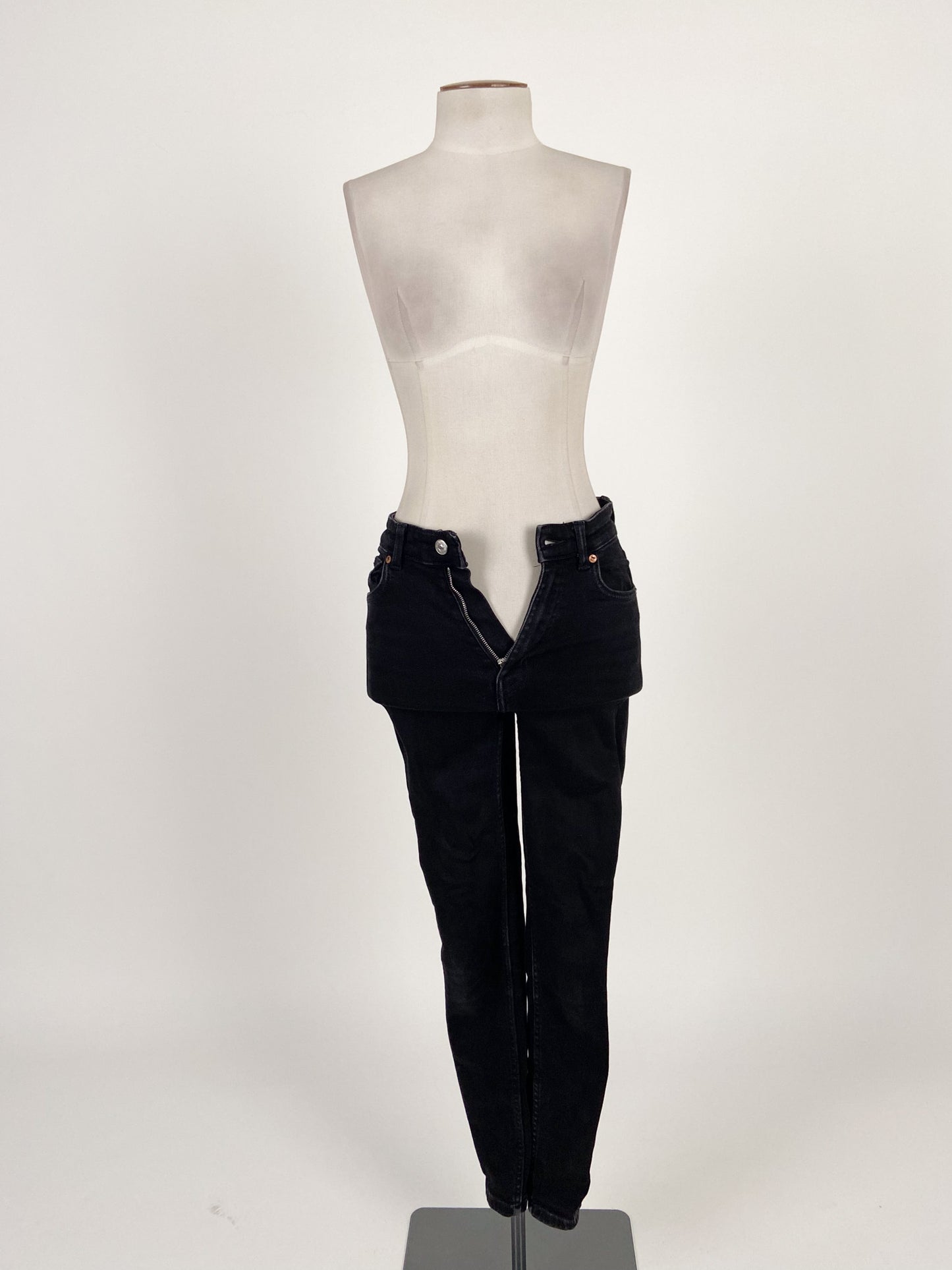 Zara | Black Casual Jeans | Size XXS