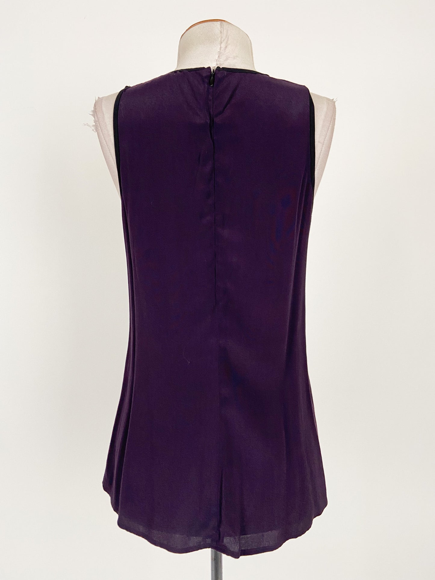 CUE | Purple Workwear Top | Size 6